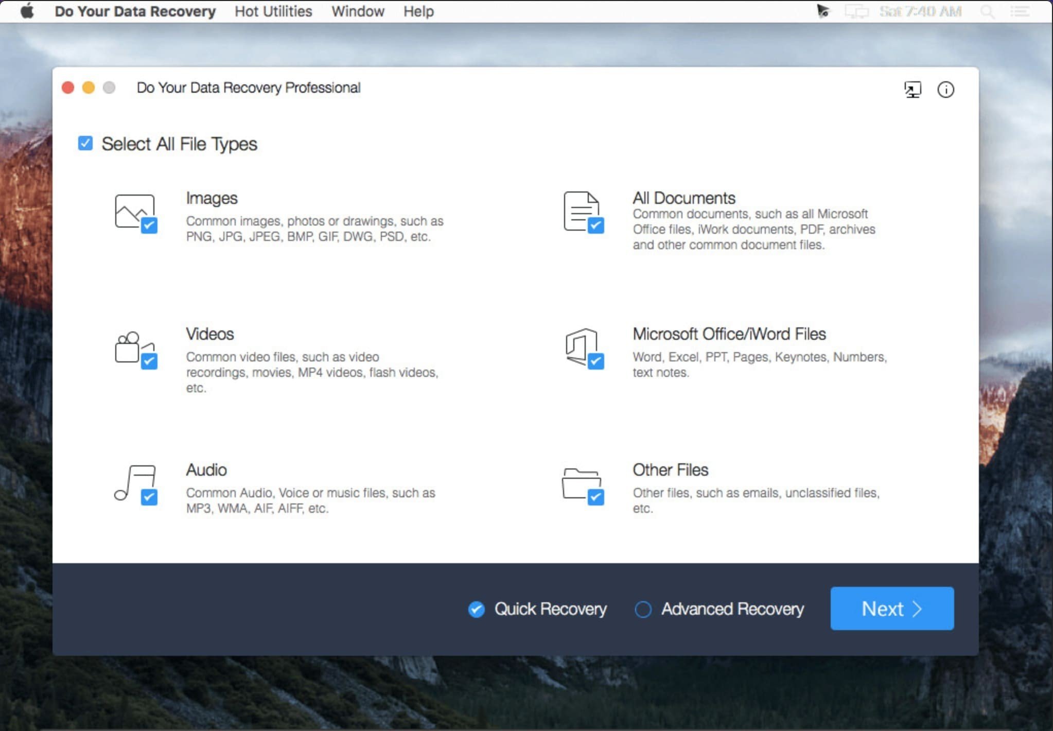Do Your Data Recovery Professional screenshot 1